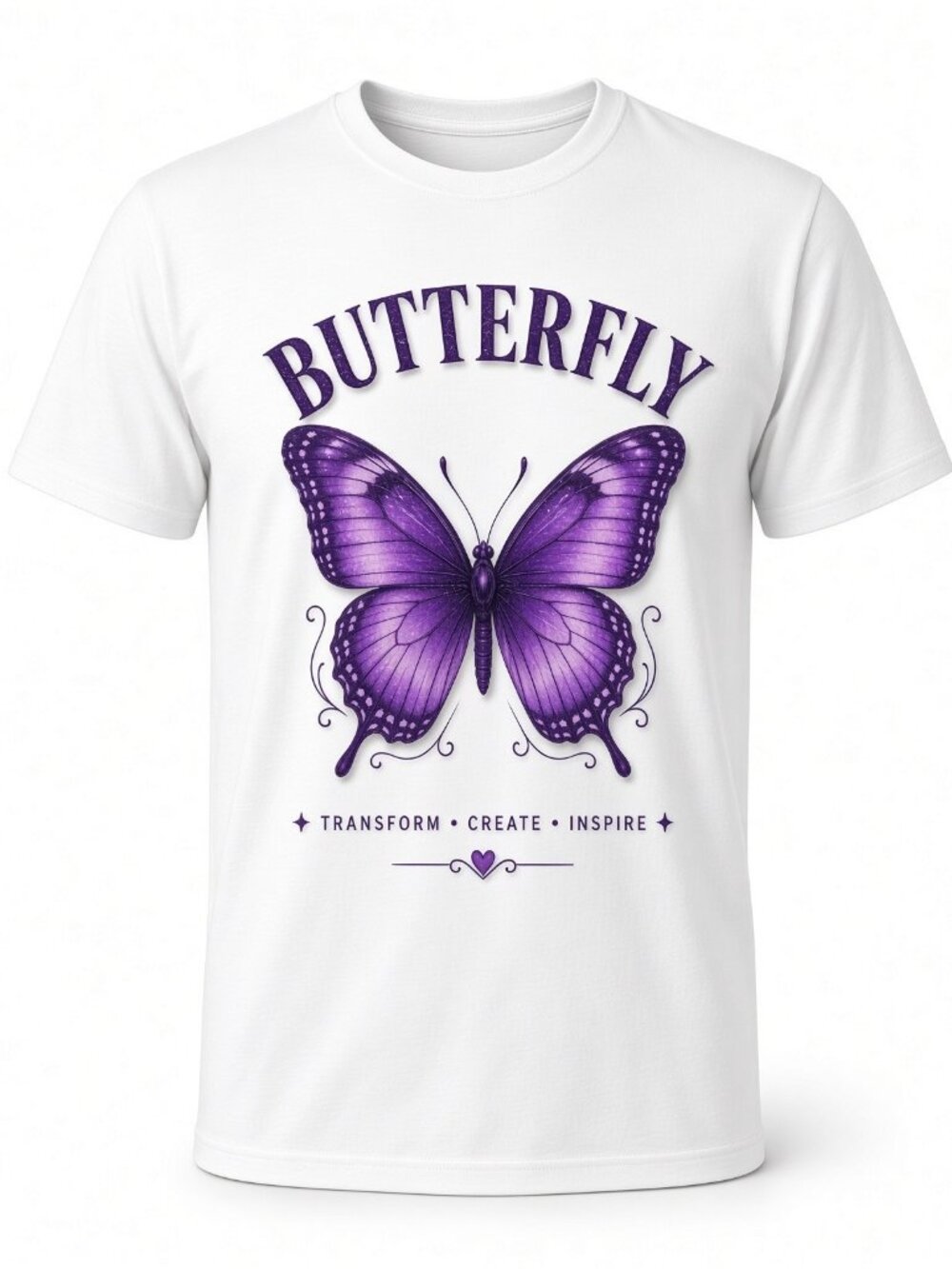 4pcs 10" DTF Transfers Purple Butterfly Transform Iron On